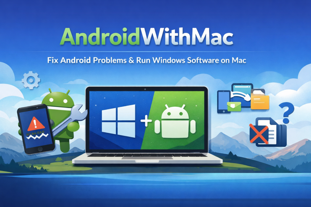 AndroidWithMac – fix Android issues and run Windows software on Mac
