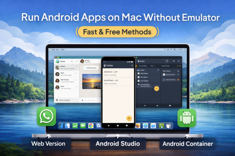 run android apps on mac without emulator