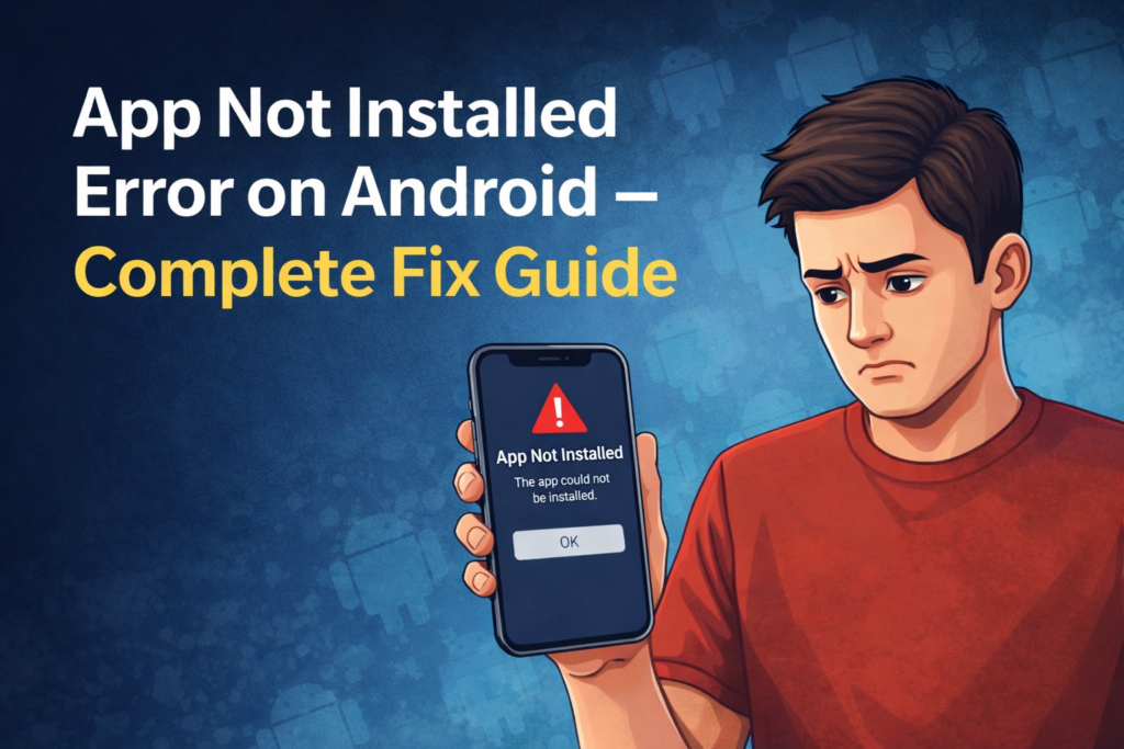 App Not Installed Error on Android – Complete Fix Guide