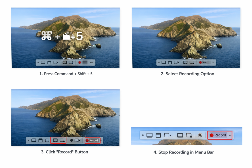 record screen on mac
